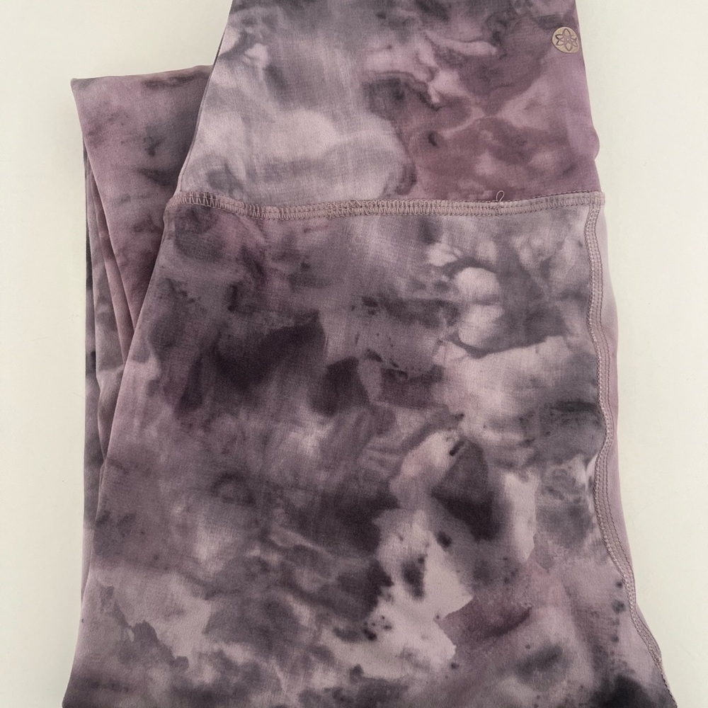 Purple Tie-Dye Leggings - Picture 2 of 5
